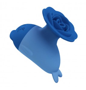 PRETTY LOVE - Dolphin Finger Vibrator (Chargeable - Blue)